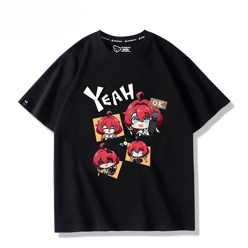 Casual Game Graphic Short-sleeved T-shirt