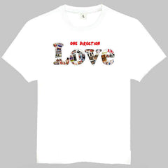 Trendy 1D Logo Printed T-shirt
