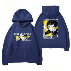 Casual Anime Graphic Print Pullover Hoodie