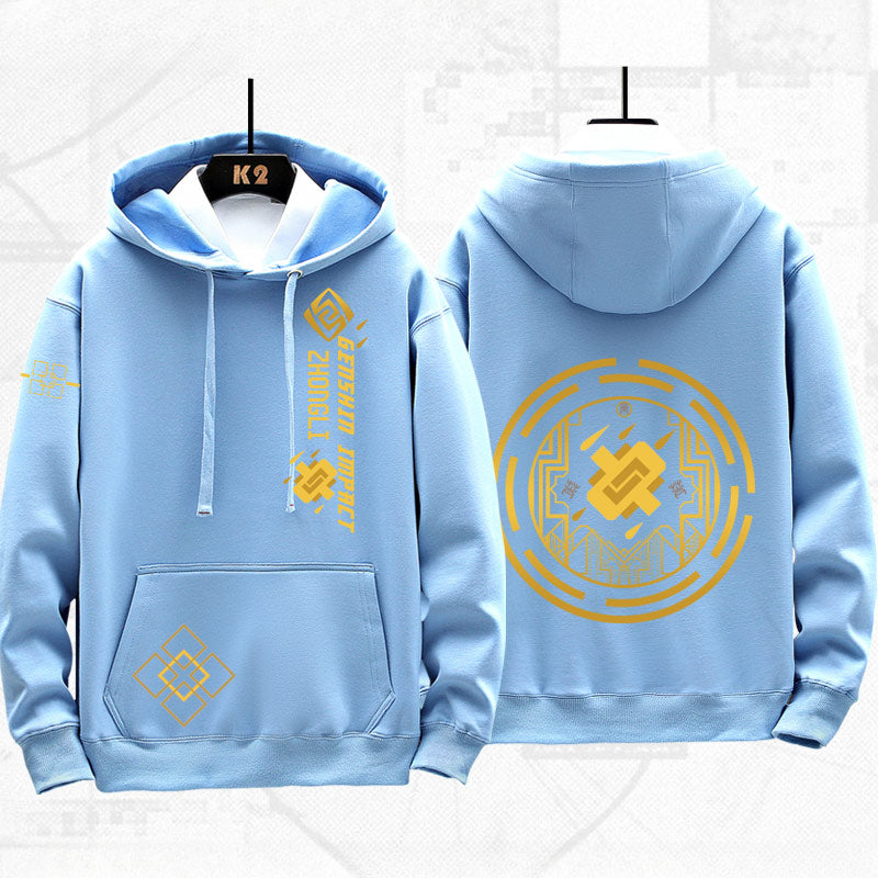 Unisex Game ZhongLi Printed Loose Hoodie