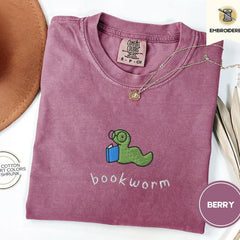 Bookworm Embroidered Sweatshirt
