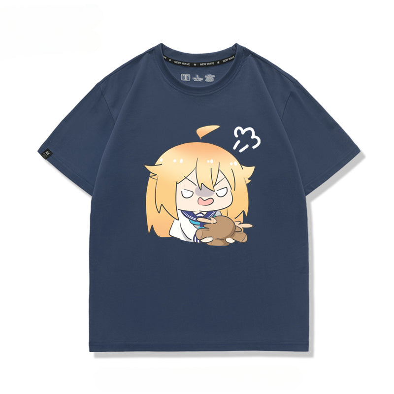 Unisex Anime Graphic Short-sleeved T-shirt
