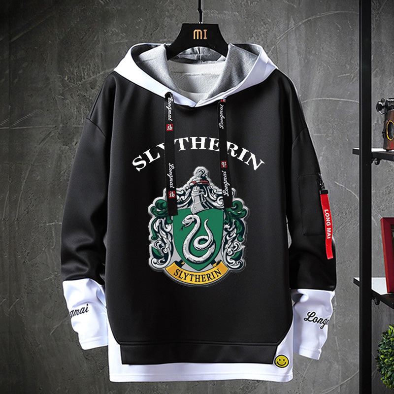 Unisex Slytherin Hogwarts Pullover Hoodie