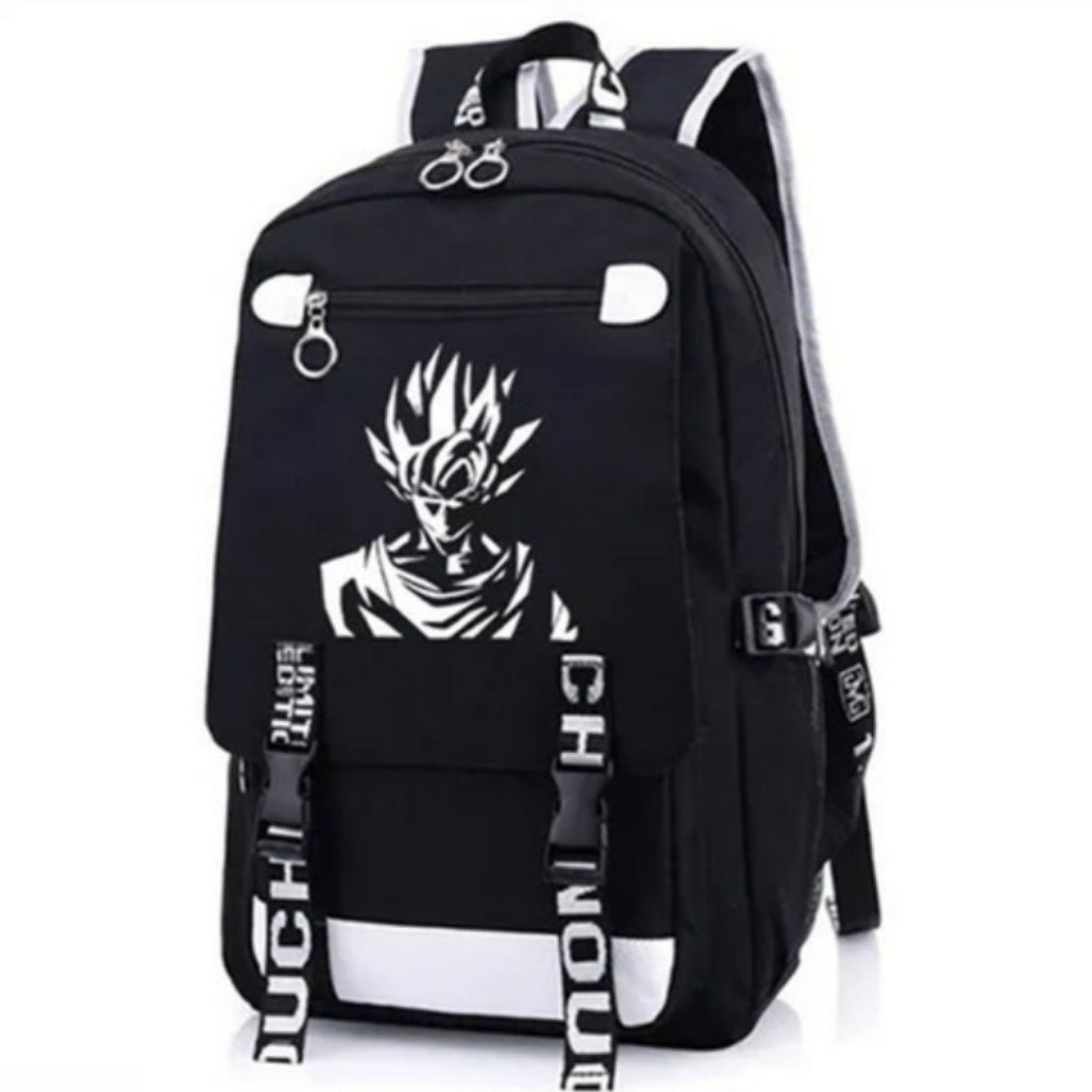 Goku Anime Pattern Large-capacity Backpack