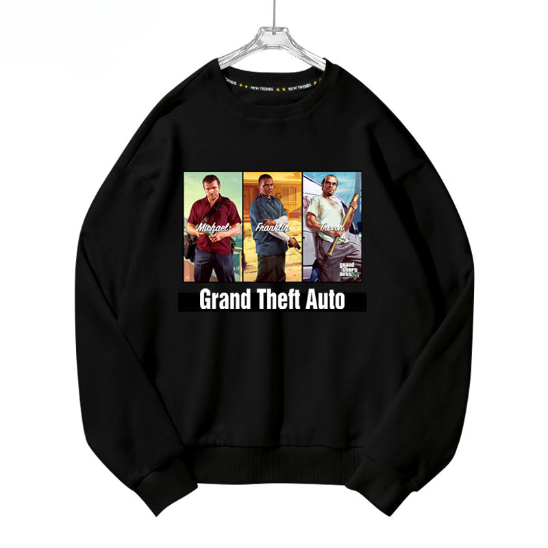 Game Crew Neck Pullover Sweatshirt