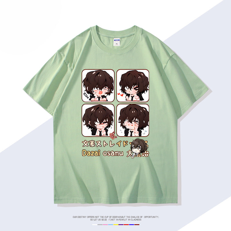 Trendy Anime Pattern Short-sleeved T-shirt