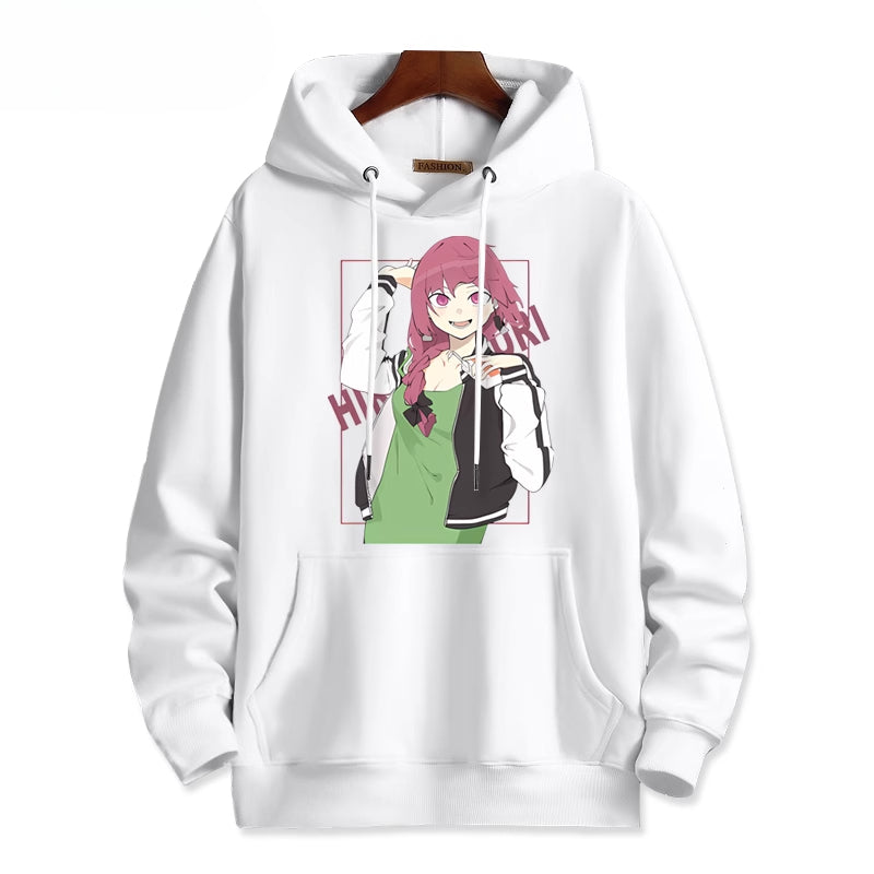 Casual Anime Graphic Print Cos Hoodie