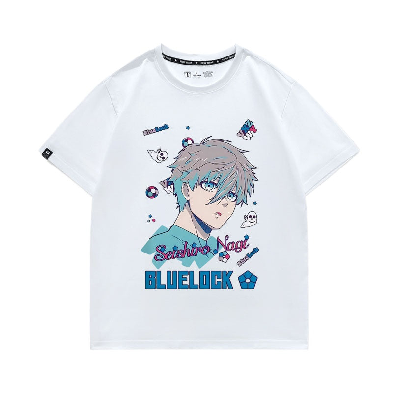 Unisex Anime Printed Short Sleeve T-Shirt