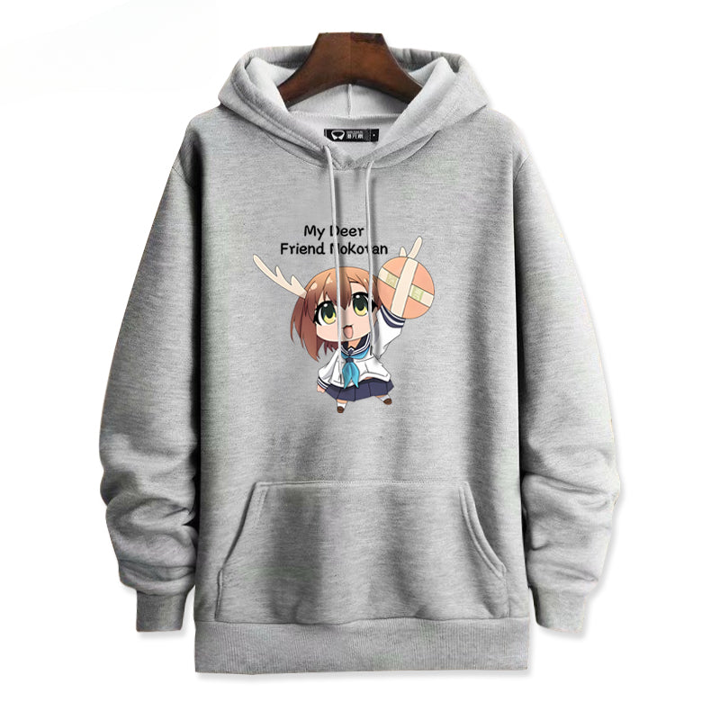 Women's Anime Graphic Print Loose Hoodie