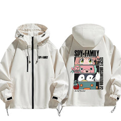 Unisex Anime Aniya Zipper Thin Jacket