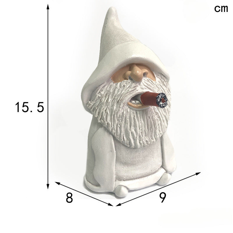 Smoking Middle Finger Gnome