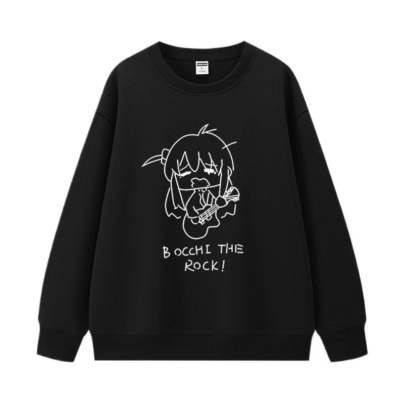 Bocchi Graphic Crew Neck Sweatshirt Top