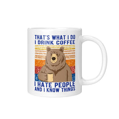 Creative Bear Ceramic Coffee Mug