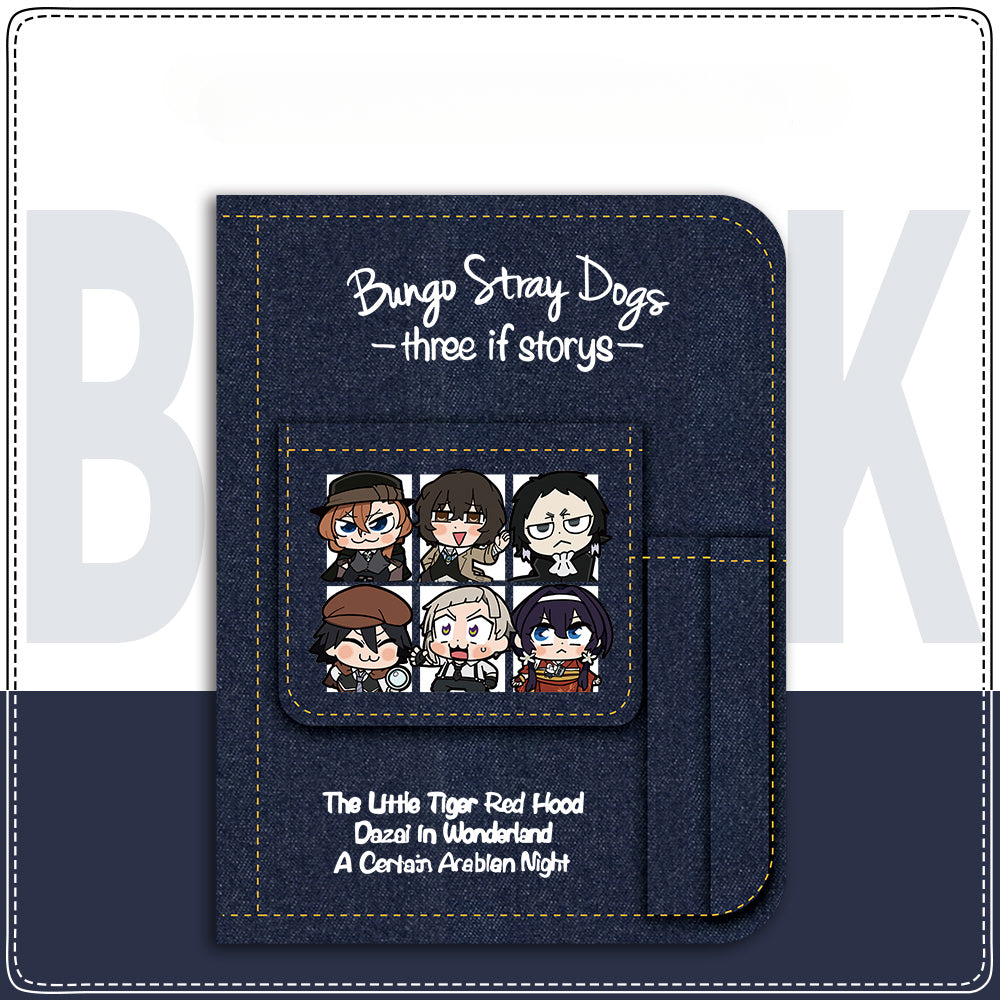 Dazai Anime Denim Notebook