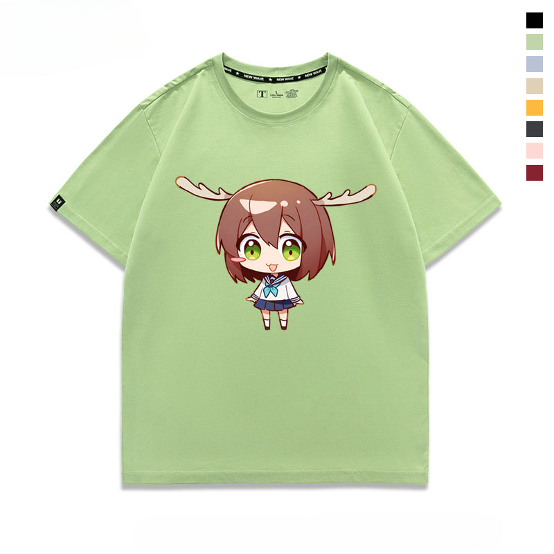 Unisex Anime Cos Short-sleeved T-shirt