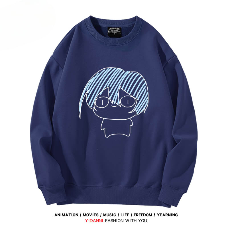 Anime Graffiti Crew Neck Sweatshirt