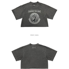 Versatile TOWARDS THE LIGHT Print T-shirt