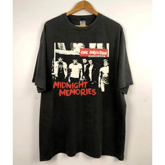 Women's 1d Graphic Print Washed T-shirt