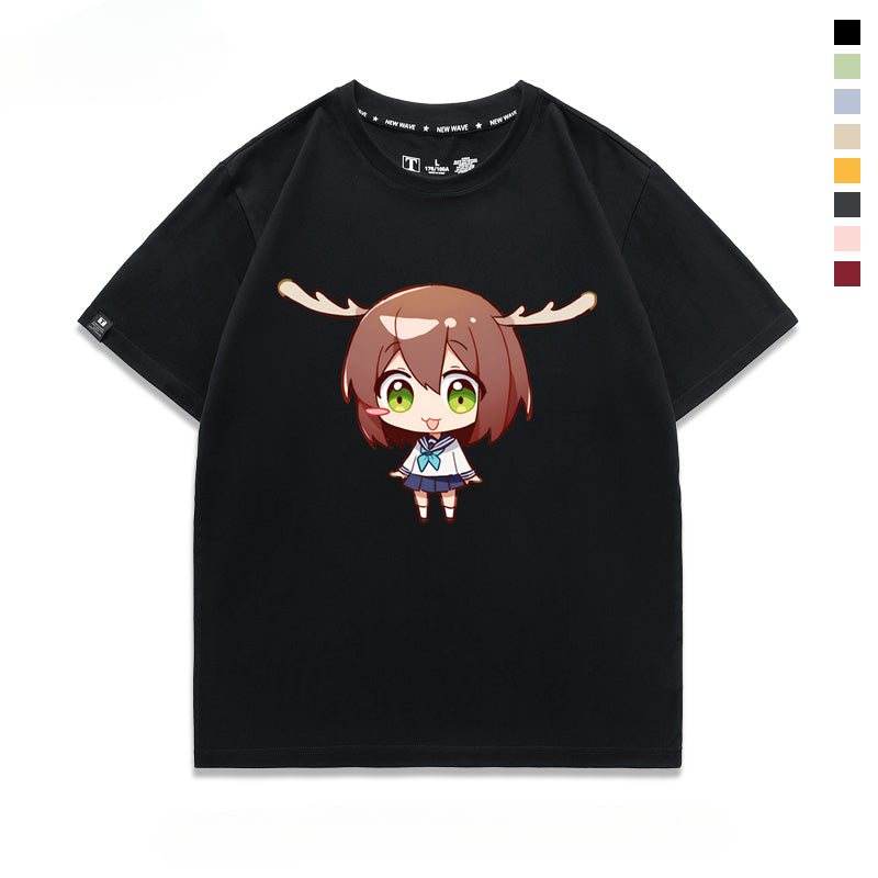 Unisex Anime Cos Short-sleeved T-shirt