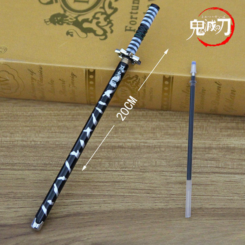 Cool Anime Sword Model Metal Gel Pen