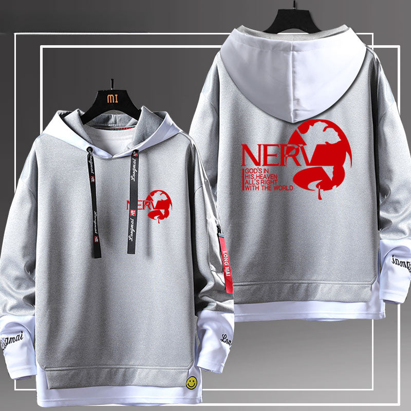 EVA NERV Logo Men's Pullover Hoodie