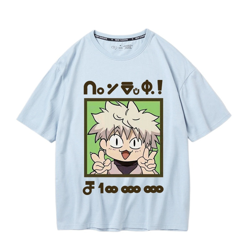 Cute Anime Printed Short-sleeved T-shirt