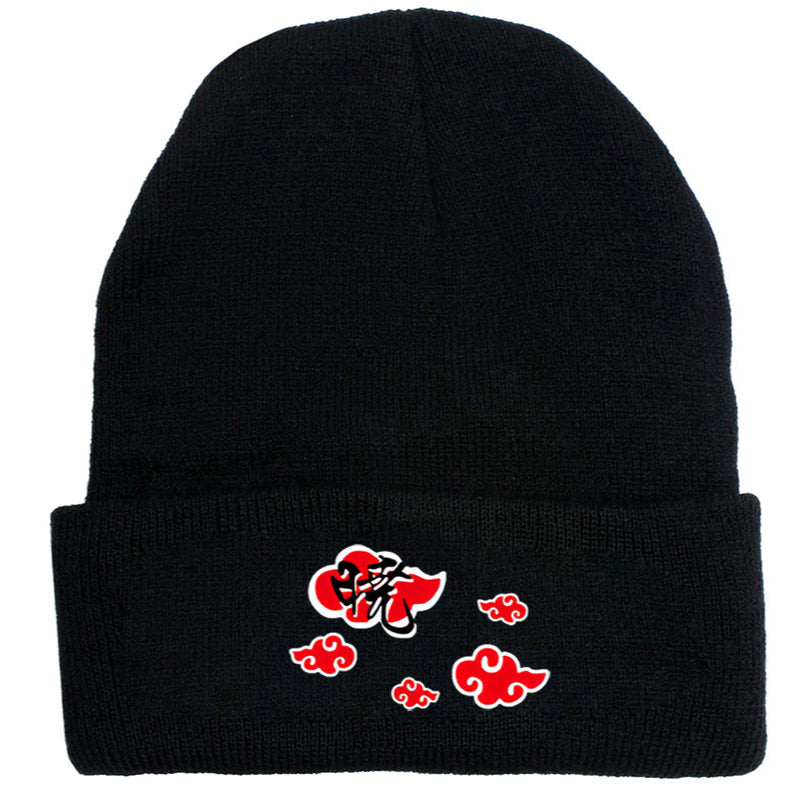 Versatile Anime Print Elastic Knitted Hat
