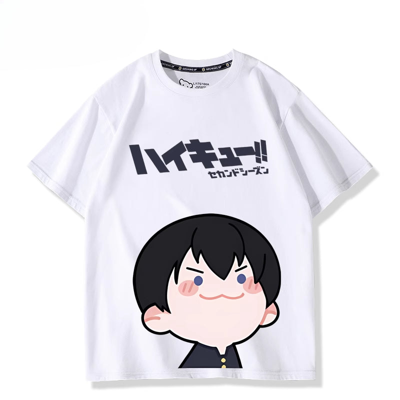 Cute Anime Graphic Short Sleeve T-Shirt