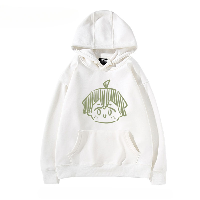 Women's Anime Pattern Print Casual Hoodie