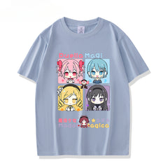 Cute Girls Anime Print Cos T-shirt