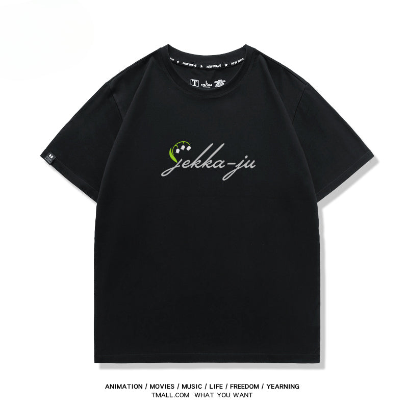 Unisex Anime Cos Short-sleeved T-shirt