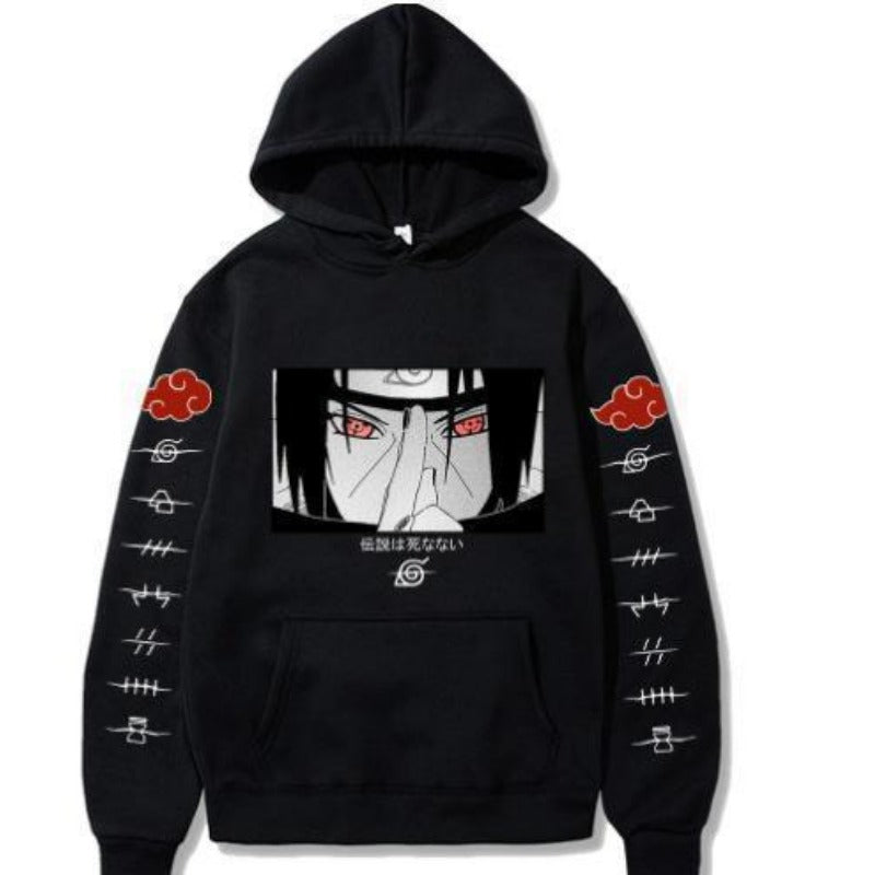 Unisex Anime 3D Digital Print Pocket Pullover Hoodie