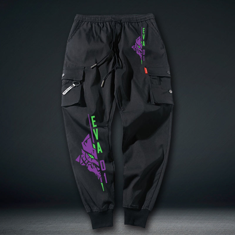 Men's Anime EVA-01 Loose Trousers