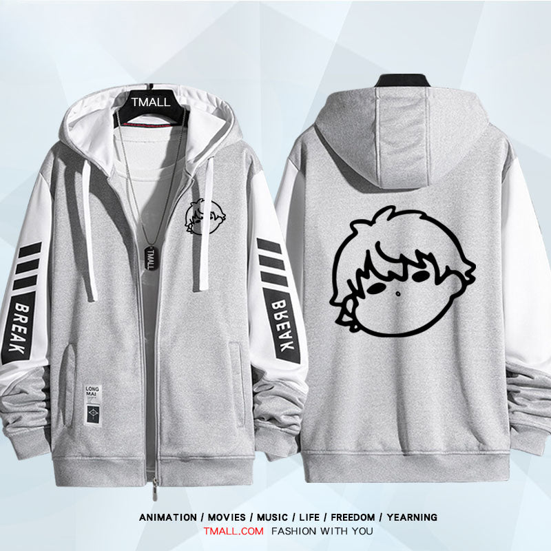 Unisex Anime Nagi Hooded Loose Jacket