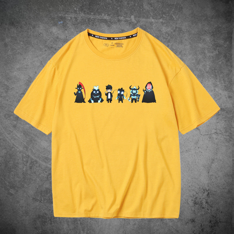 Unisex Anime Cos Cotton Short-sleeved T-shirt