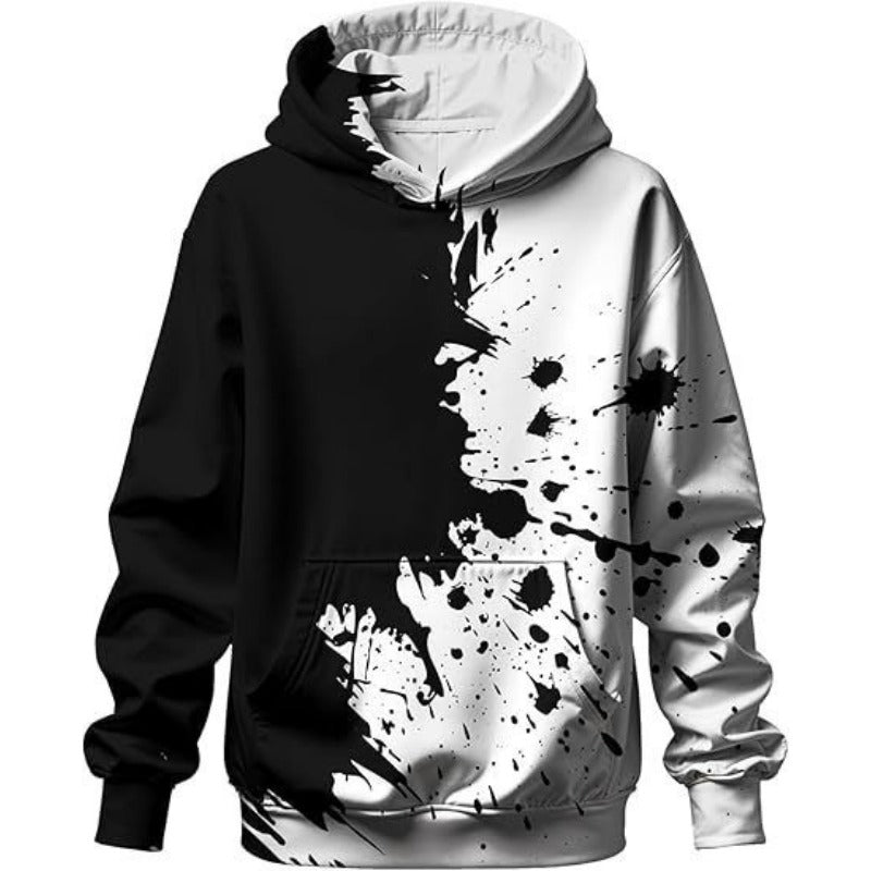 Starry Sky Painted 3D Print Graffiti Hoodie