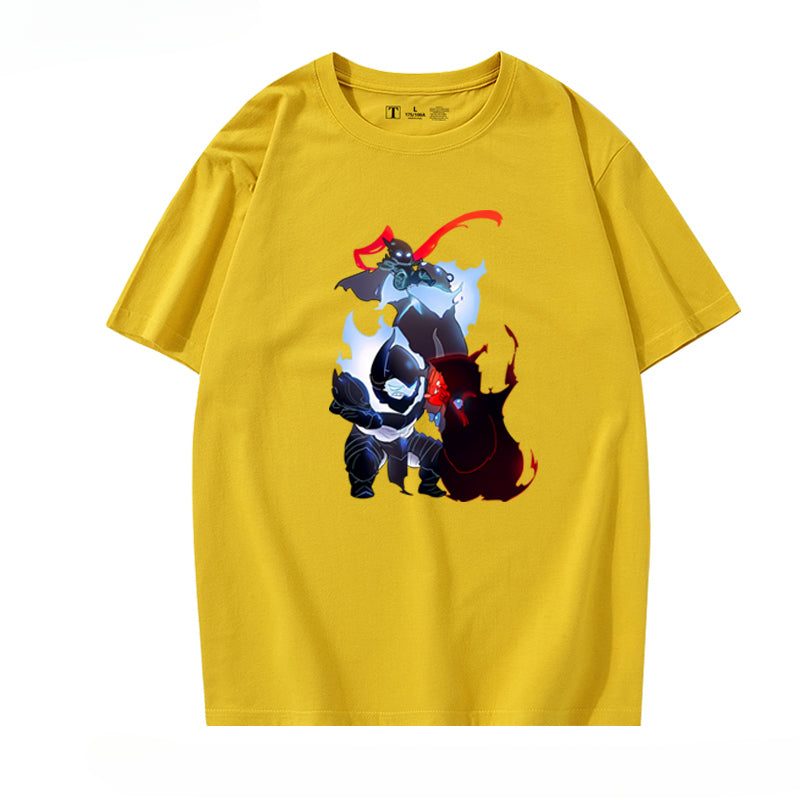 Trendy Anime Print Short-sleeved T-shirt