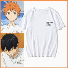 Casual Karasuno High School Hinata Short Sleeve T-Shirt