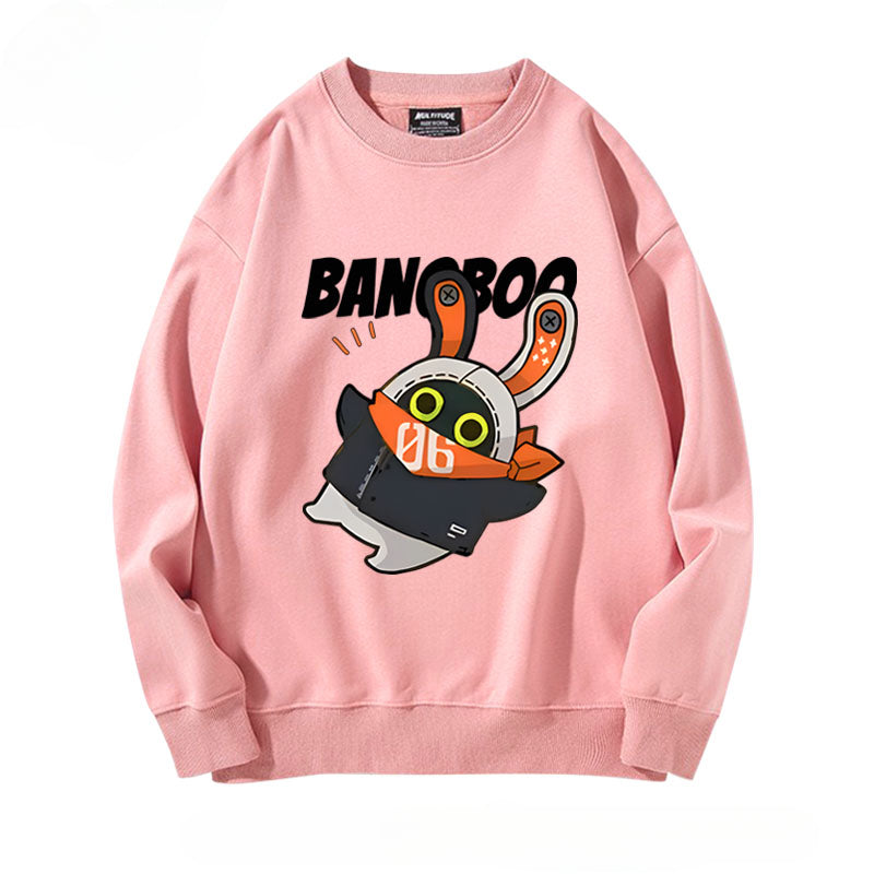 Cute Game Graphic Crew Neck Sweatshirt