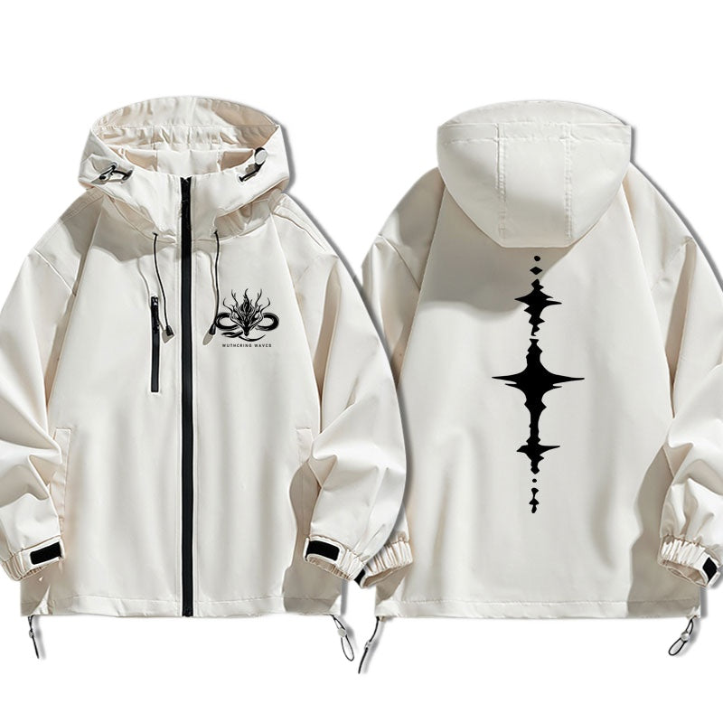 Unisex Game Logo Print Cos Zipper Jacket