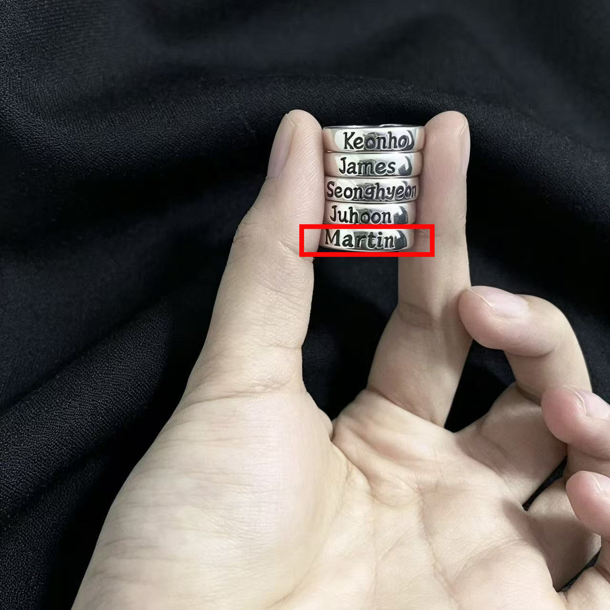 Cortis Member Name Commemorative Ring