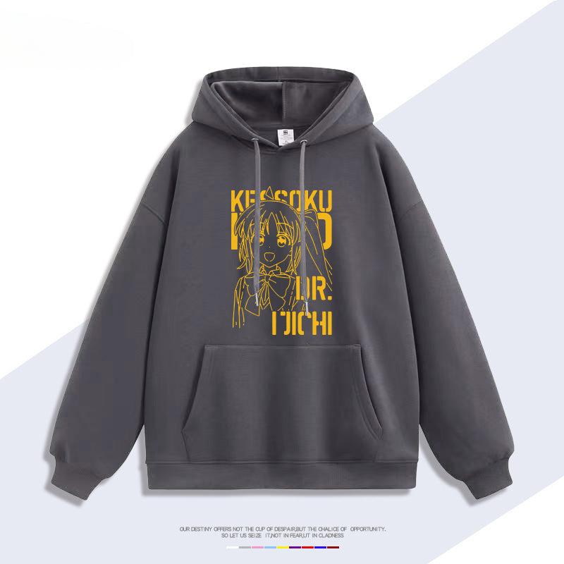 Casual Anime Yamada Print Hoodie