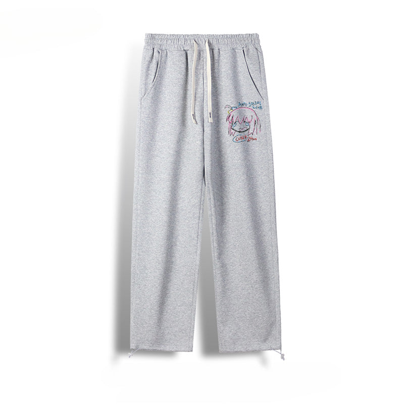 Casual Anime Logo Sports Sweatpants