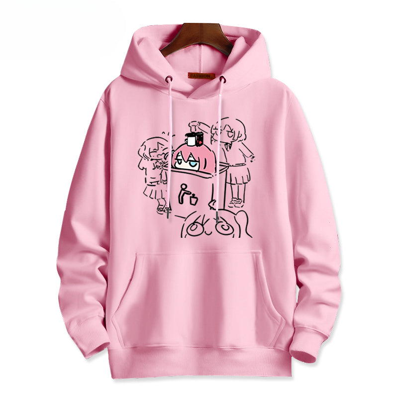 Unisex Bocchi Cosplay Pullover Hoodie