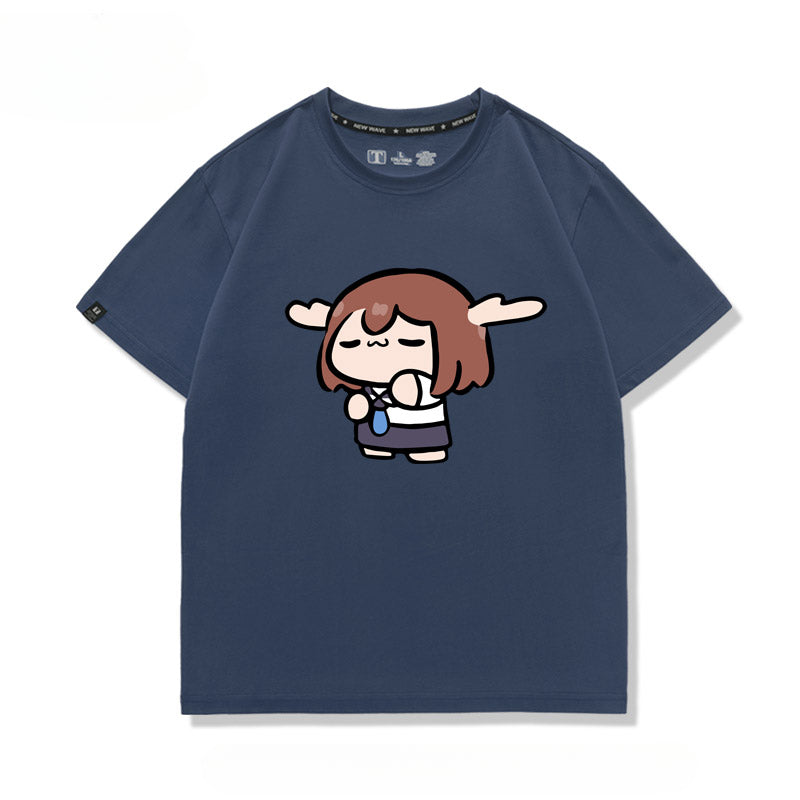 Unisex Anime Graphic Short-sleeved T-shirt