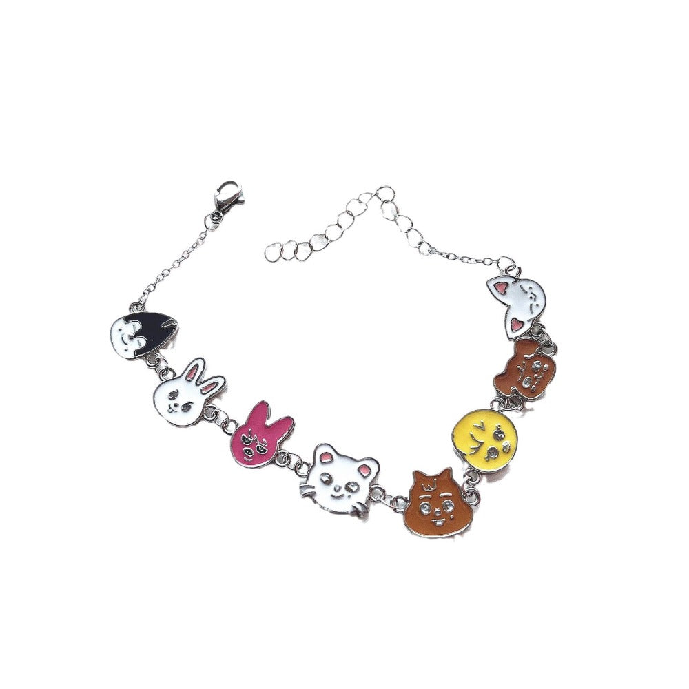 Cute Kpop STAY Cartoon Bracelet