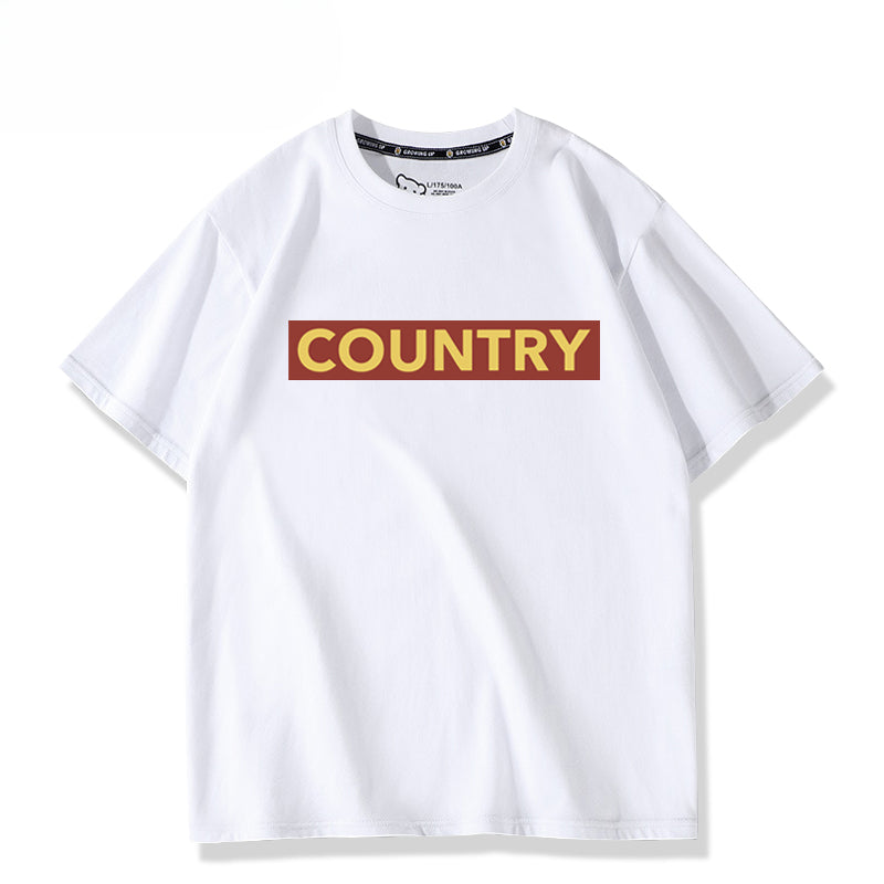 Unisex Anime Letter Cos Short-sleeved T-shirt