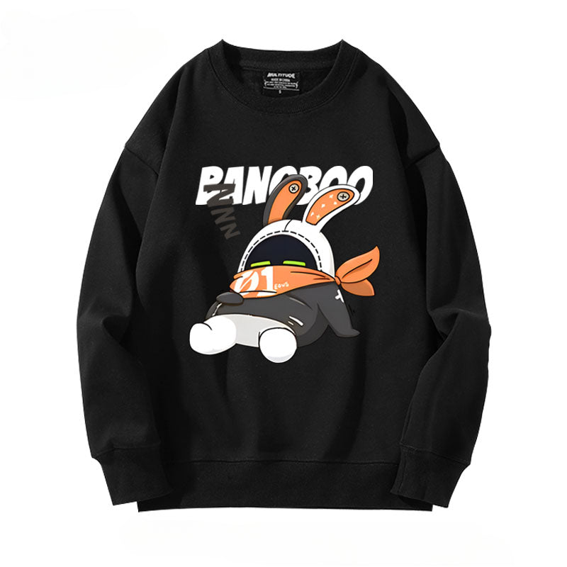 Cute Game Graphic Crew Neck Sweatshirt