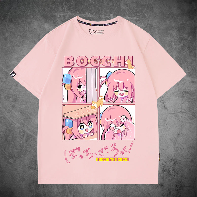 Unisex Bocchi Short-sleeved Cotton T-shirt