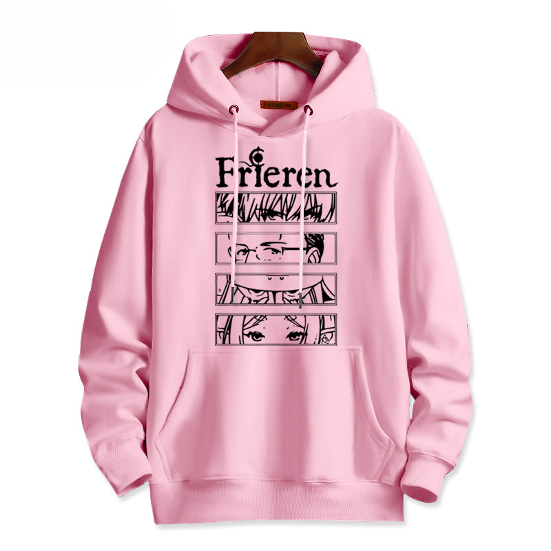 Casual Anime Graphic Printed Hoodie